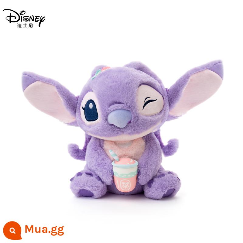 Stitch Lilo và Stitch Búp Bê Stitch Sang Trọng Đồ Chơi Disney Quà Tặng Sinh Nhật Búp Bê Búp Bê Nữ Chính Hãng - Ly trà sữa Angel [cao khoảng 30cm] gồm túi và dây đeo vai