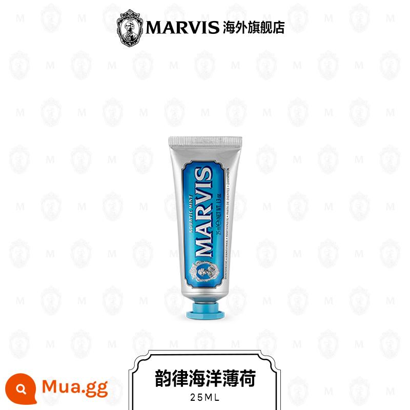 Marvis Marts Mint Kemyaste Đóng gói di động 25ml Whiten - đại dương trong lành