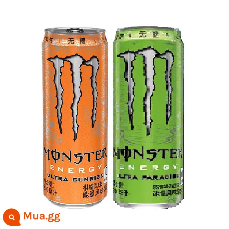 Magic claw drink monster Coca-Cola năng lượng ma thuật thể thao hương gốc xoài cam quýt rồng vàng 24 lon - 24 lon = [kiwi 12 + cam quýt 12]