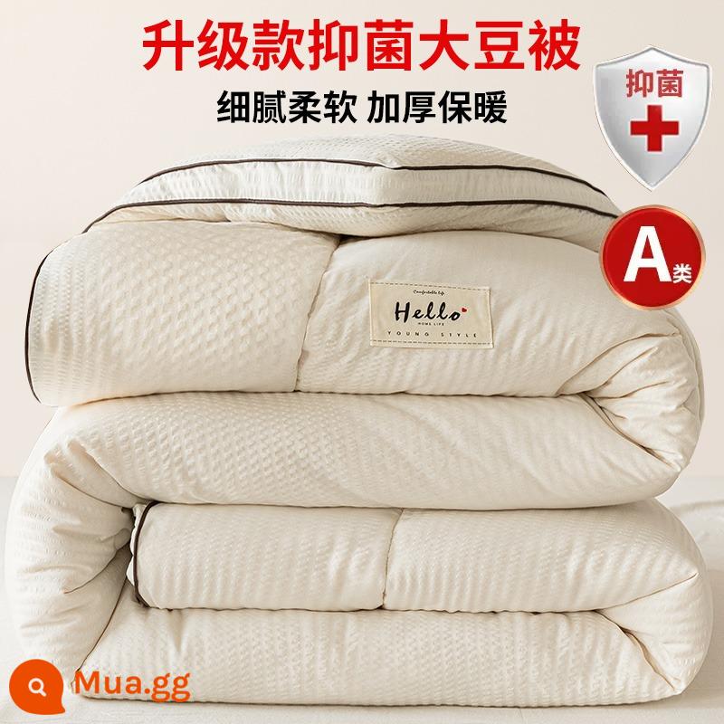 MUJI chăn sợi đậu nành chăn mùa đông chăn mùa hè chăn mát mùa xuân và mùa thu chăn lõi bông chăn sinh viên duy nhất điều hòa không khí chăn mùa hè - Chăn bông đậu nành seersucker kháng khuẩn màu trắng ngà