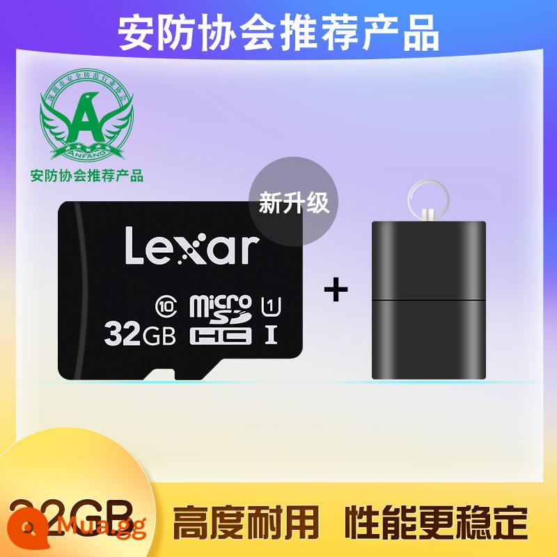 Thẻ nhớ ghi âm lái xe Lexar Lexar Krypton 001 64g bộ nhớ geek thẻ tf thẻ nhớ u3sd - Thẻ nhớ bảo mật 32G + đầu đọc thẻ