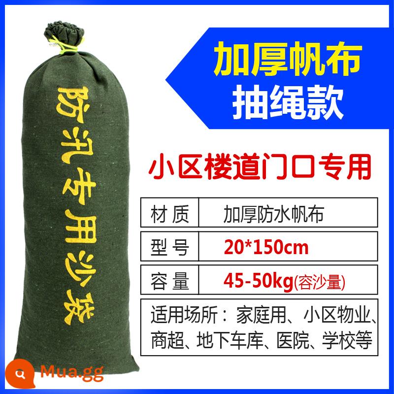 Bao cát đặc biệt để kiểm soát lũ lụt và kiểm soát lũ lụt bạt dày tự hấp thụ nước túi phồng tài sản chống lũ lụt hộ gia đình không thấm nước bao cát chữa cháy - [Phiên bản mở rộng cầu thang] 20*150cm