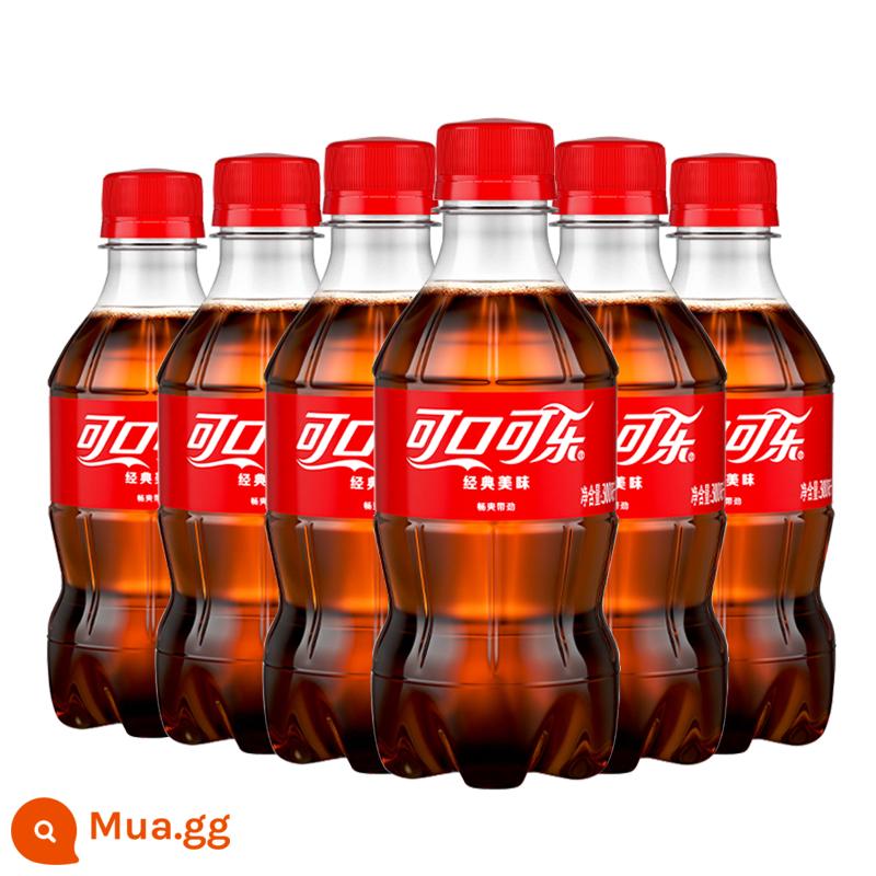 Nước giải khát có ga Coca-Cola soda 300ml*12 chai Fanta Sprite Coke Fruit Orange Mini - Coca-Cola 300ml*6 chai