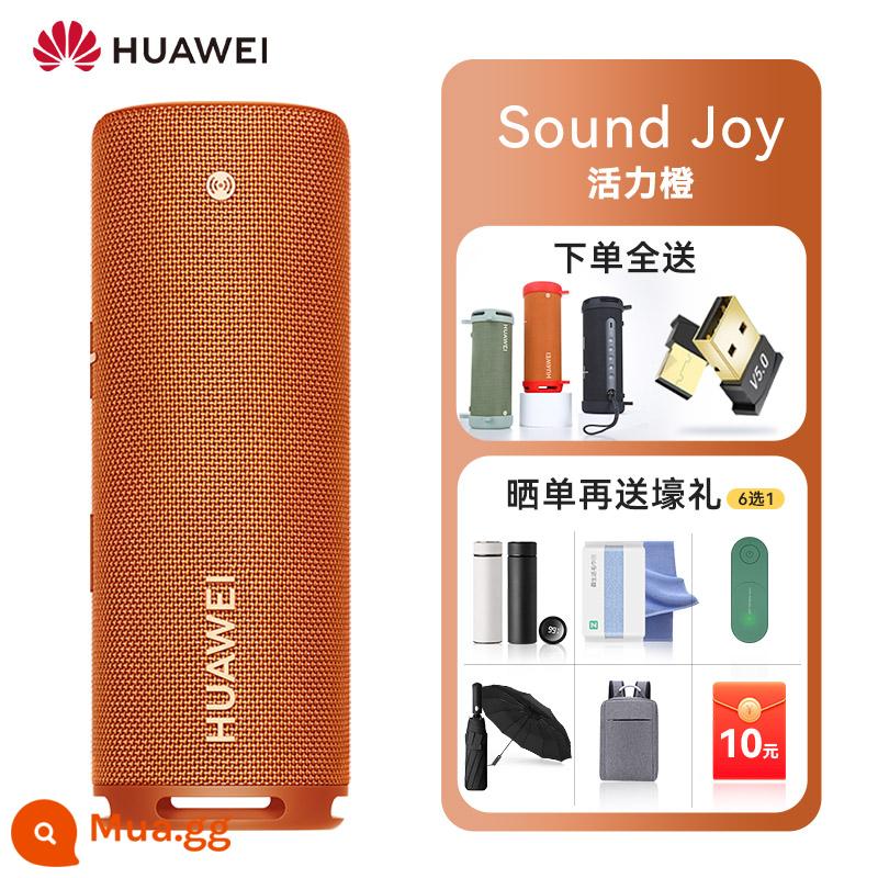 Loa Bluetooth cao cấp Huawei Sound Joy Devialet âm trầm chất lượng cao âm thanh thông minh di động ngoài trời - sức sống cam