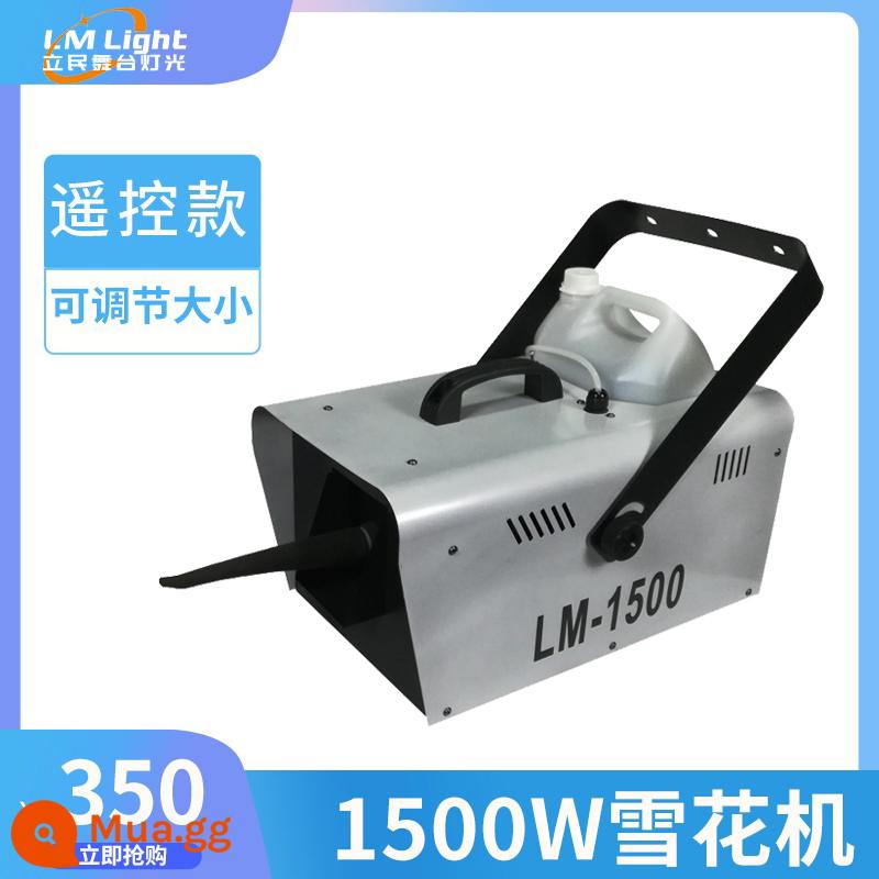 1500W Nhỏ Tuyết Rơi Tuyết Máy Tuyết Máy Xịt Tuyết Mô Phỏng Sân Khấu Biểu Diễn Ngoài Trời Giáng Sinh Giả Tuyết Máy - 1500W [model điều khiển từ xa] (kích thước có thể điều chỉnh)