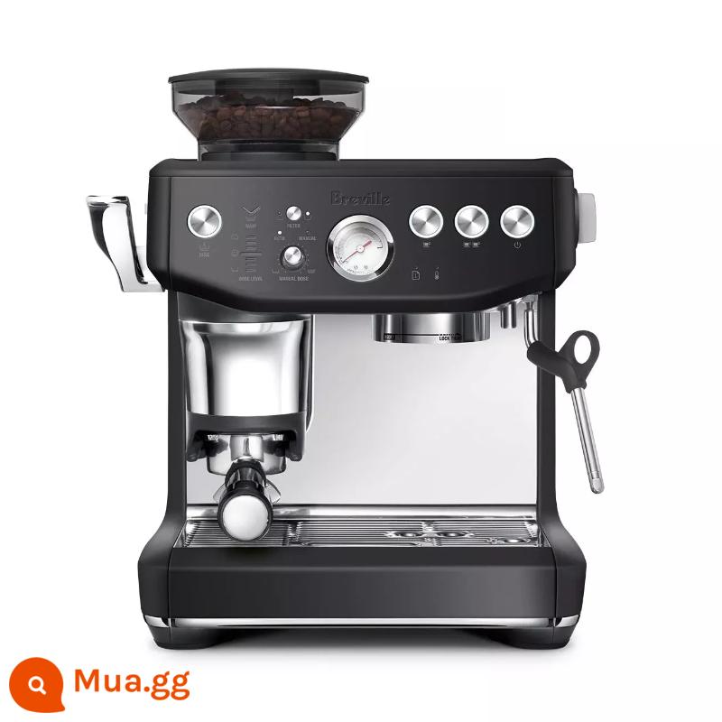 Máy xay bọt sữa bán tự động Breville BES878/876 dành cho gia đình Tất cả - màu đen mờ 876