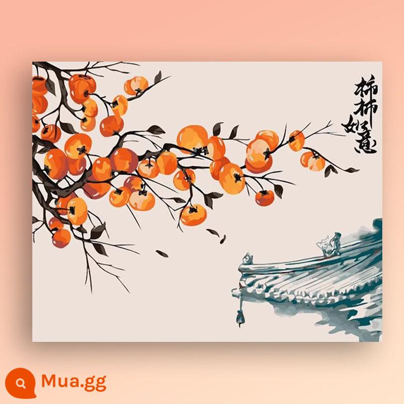 Shishi Ruyi kỹ thuật số bức tranh sơn dầu tự làm màu handmade graffiti điền acrylic sơn dầu giải nén chữa bệnh 2024 - Phong cách Shishi Ruyi C