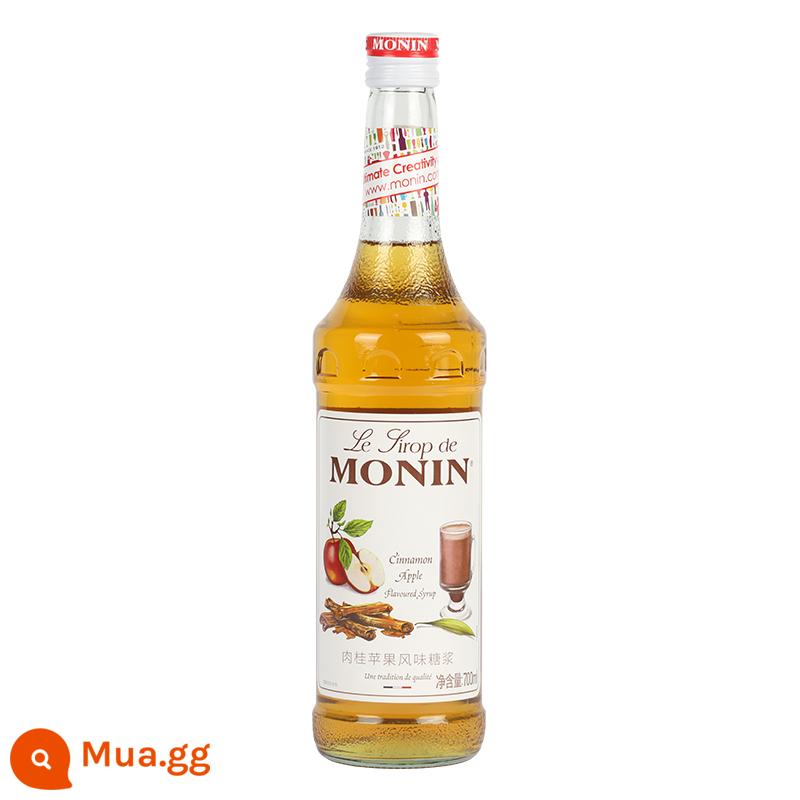 Xi-rô MONIN Hương Va ni Vỏ cam Bạc hà xanh Quế Táo Osmanthus Hạt phỉ Dừa Xi-rô hương Curacao xanh - hương táo quế