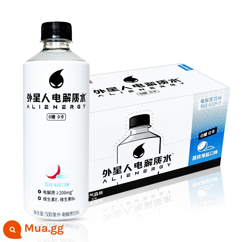 Nước điện giải Alien 0 đường 0 calo nước uống thể thao fitness không đường 500ml*15 chai nước uống điện giải fullbox - [Hot Hàng] Muối Biển Vải (0 đường, 0 calo) 500ml*15 chai