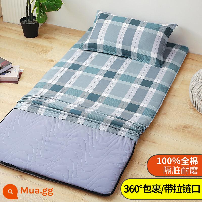 Áo Nệm Cotton Nguyên Chất Vỏ Chăn Ký Túc Xá Sinh Viên Đơn 90X200 Nệm Vỏ Chăn 190 Bọc Nệm Trọn Gói 0.9 - Gerson