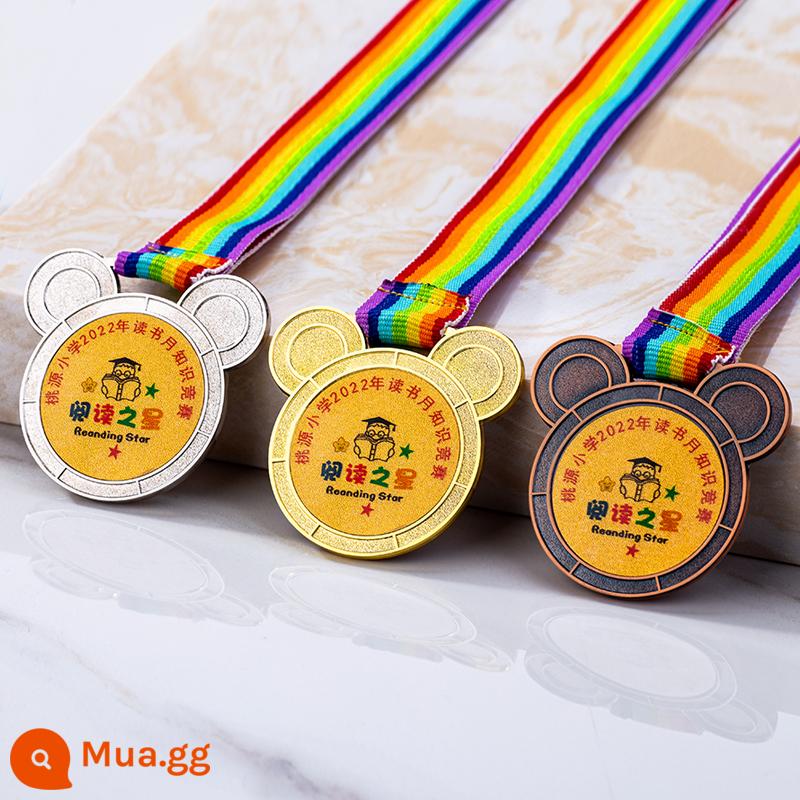 Mô hình pha lê kim loại tùy chỉnh marathon bóng rổ trò chơi bóng đá vô địch Huân chương danh dự trẻ em - phong cách hoạt hình