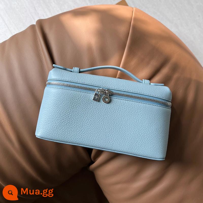 Túi loro*lp L19 bento bag gigi cùng kiểu dáng túi xách piana da cầm tay thời trang Messenger đeo vai - trời xanh