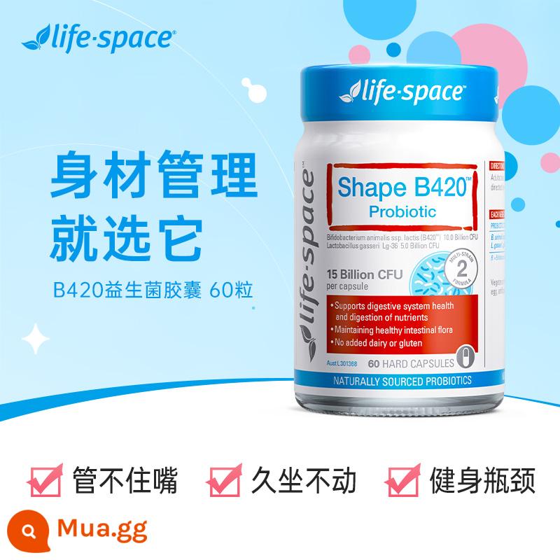 Úc nhập khẩu không gian cuộc sống B420 men vi sinh nam và nữ cơ thể trưởng thành viên nang đường ruột chính thức cờ xác thực - Men vi sinh B420 60 viên