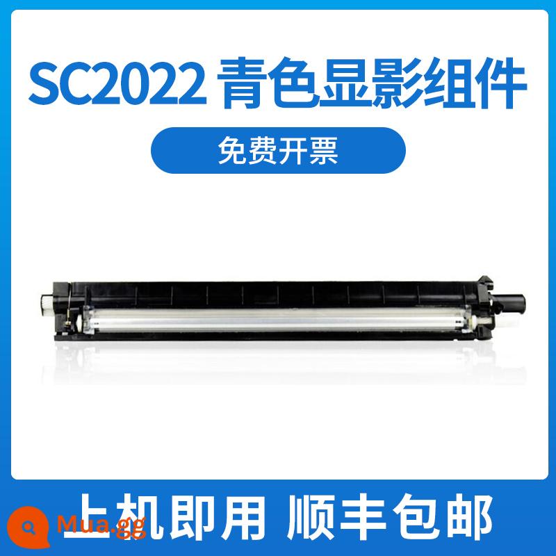 [Chất lượng gốc] Bắc Kinh phù hợp với hộp bột Fuji Quanlu 2022 hộp mực SC2020 hộp mực DocuCentre SC2022DA NM của máy photocopy hộp mực hộp mực hộp mực hộp bột thải - Thành phần phát triển màu lục lam SC2022