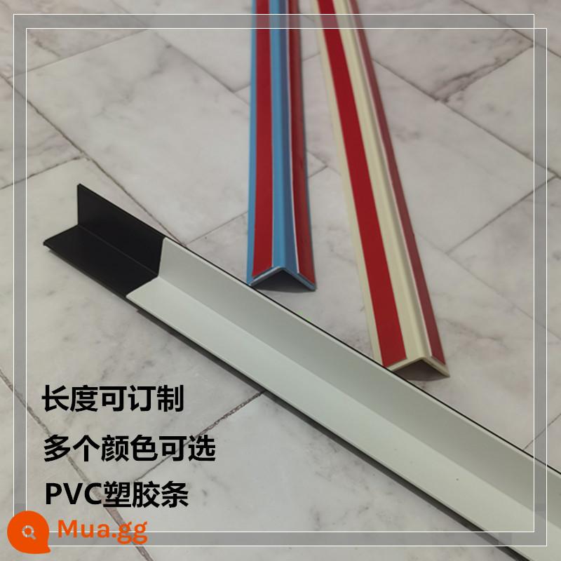 Tấm bo góc, tấm bảo vệ góc, tấm bo góc, tấm nhựa PVC, tấm bo góc không đục lỗ, tấm bảo vệ góc tường, tấm bo góc trong - Đen rộng 2 cm * 2 cm (dải góc bên trong)