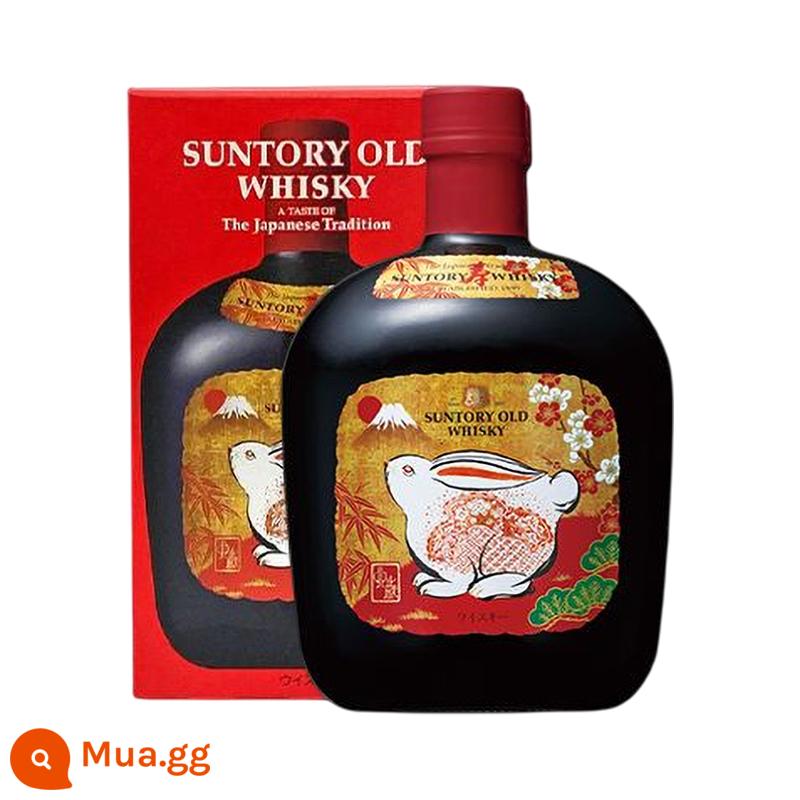 Thỏ Sanchali Hàng năm Nhập khẩu của Nhật Bản của Suntory Cựu chiến binh 2023 700ml Whiskey bị hạn chế - Thương hiệu cũ Year of the Rabbit phiên bản giới hạn 700ml