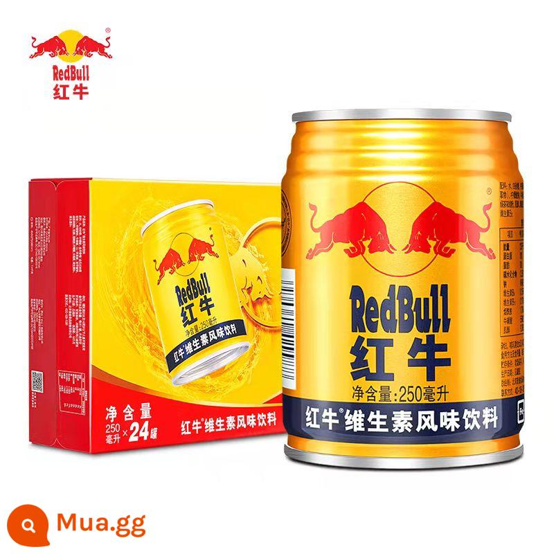 Nước Giải Khát Red Bull Thiên Tân 250Ml 24 Lon FCL Rhonas Vitamin Hương Vị Nước Giải Khát Miễn Phí Vận Chuyển - Hương vị Red Bull nguyên hộp 24 lon