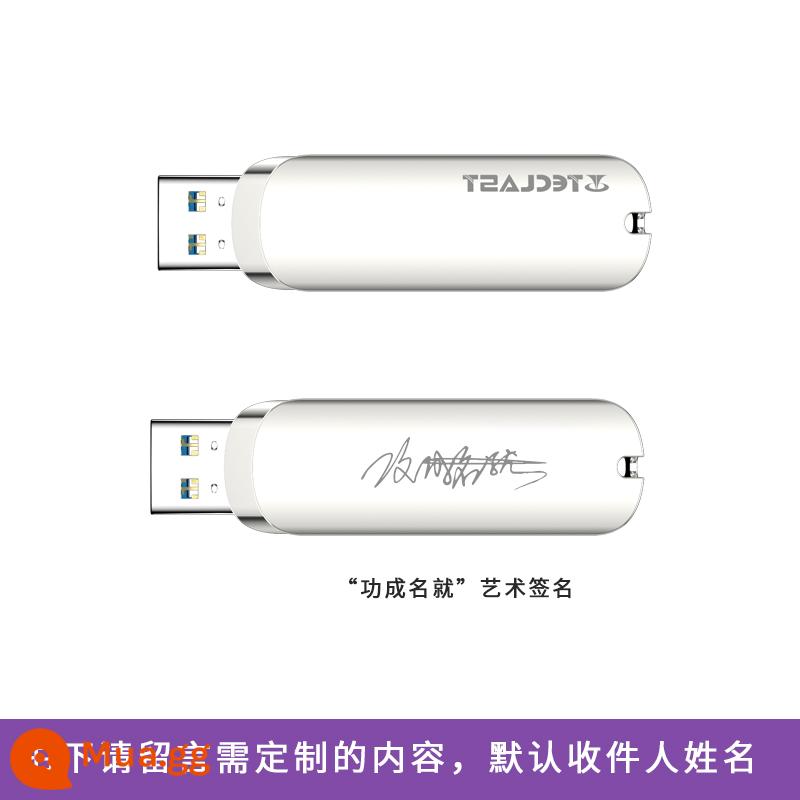 Taipower Ổ Đĩa U 128G Tốc Độ Cao Tùy Chỉnh Logo Chữ USB3.0 Kim Loại Ô Tô Đĩa U 128GUSB Sinh Viên Quà Tặng - Khắc laser 128G+ [để lại tin nhắn hoặc liên hệ bộ phận dịch vụ khách hàng]