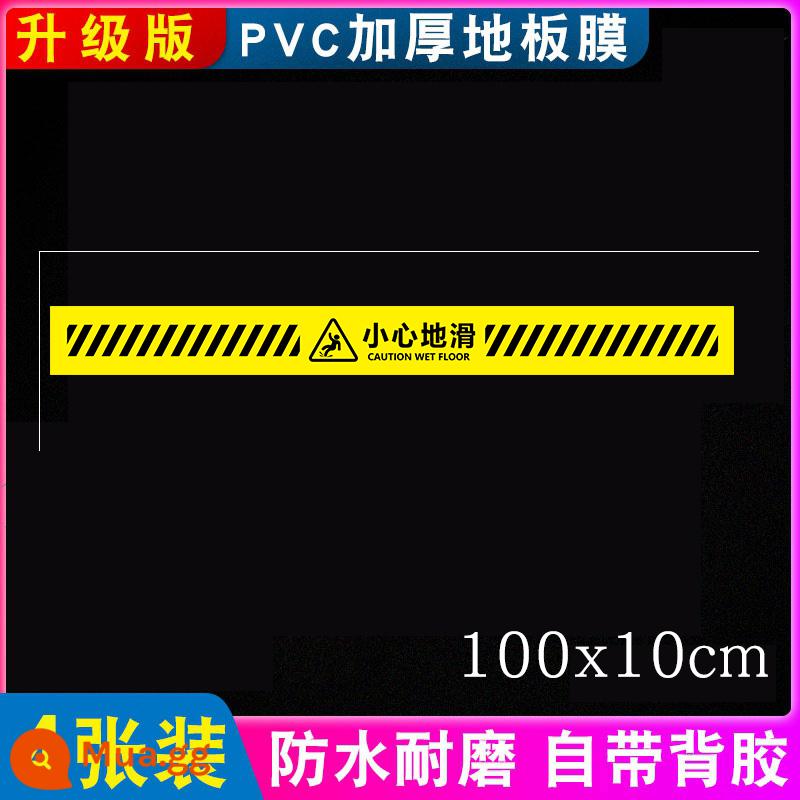Dấu hiệu nhắc nhở trượt ngã Dấu hiệu khẩu hiệu cẩn thận Dấu hiệu trượt vạch 1 mét Hình dán sàn bước cẩn thận Dấu hiệu nhắc nhở ấm áp Hình dán cảnh báo Cẩn thận hướng dẫn trượt chân Hình dán hướng dẫn trượt chân - [4 ảnh] Cẩn thận trượt T8 màu vàng (100x10cm)