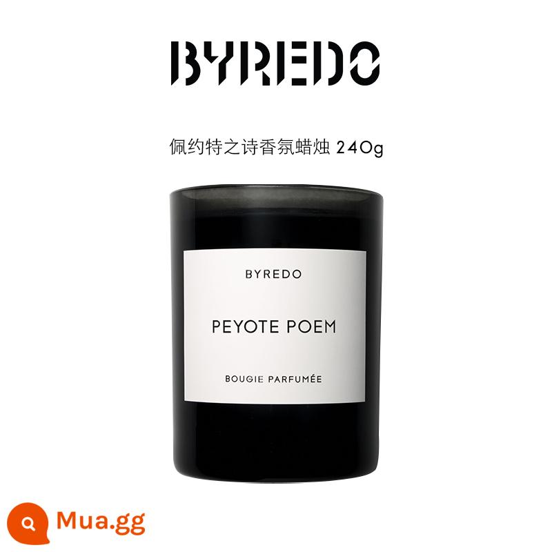 [Quà Năm Mới] Nến thơm BYREDO 240g Library/Tree House/Cotton Poplin/Flower Shadow - Nến thơm Peyote's Poetry 240g