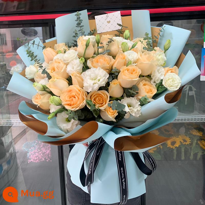 Hoa hồng đỏ Thành Đô 99 bông hoa hướng dương và hoa cẩm chướng bó hoa sinh nhật cùng shop hoa thành phố chuyển phát nhanh - chỉ có màu vàng tình yêu là vĩnh cửu