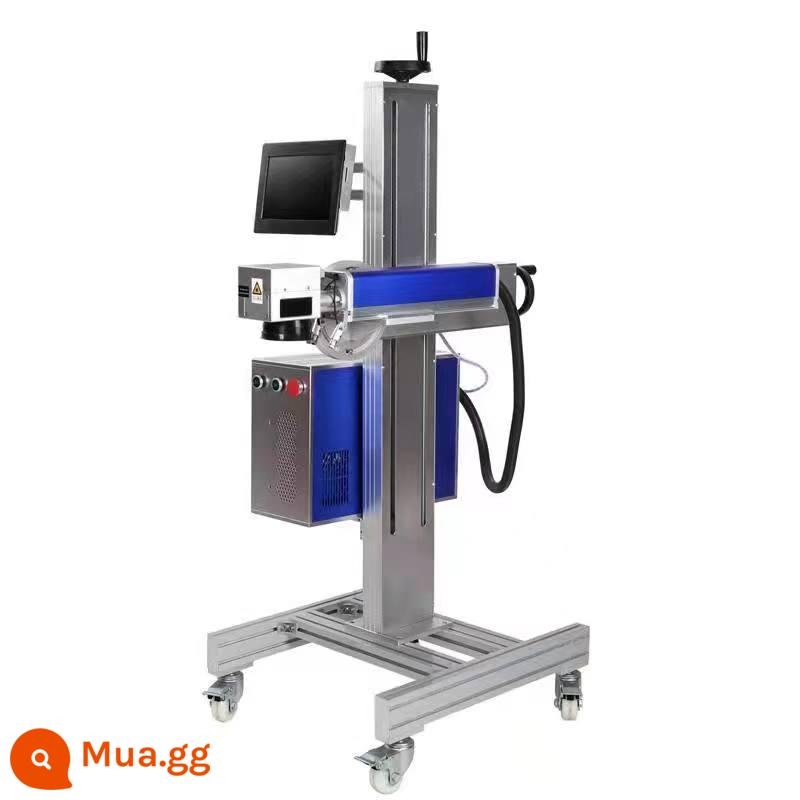 Máy khắc laser sợi quang cầm tay di động máy tính để bàn nhỏ tự động khắc đá ánh sáng màu tím máy khắc carbon dioxide - Bay carbon dioxide 30w