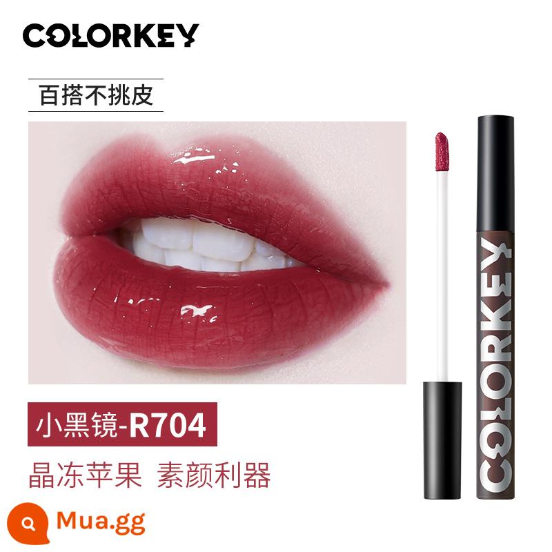 Colorkey son bóng Kelaqi air matte son môi mới son bùn son sương nữ chính hãng Ke Keqila 443 - R704 Táo đông lạnh dạng pha lê