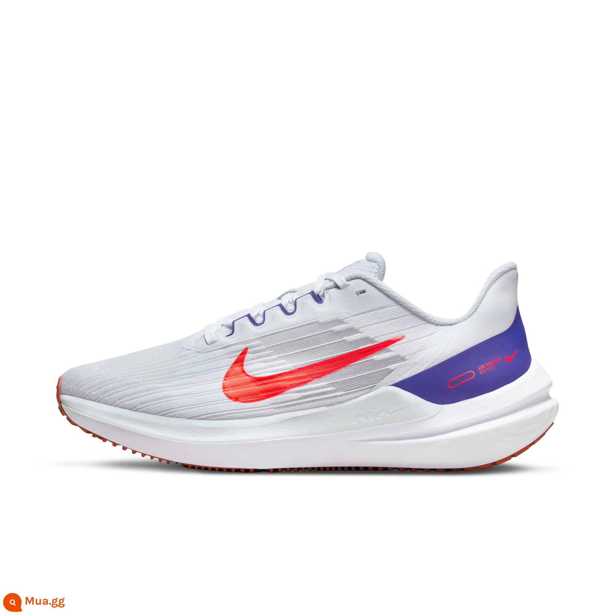 OUTLETS chính thức của NIKE Air Winflo 9 giày chạy bộ có đệm khí nhẹ cho nam DD6203 - 006 xám bóng đá/đỏ tươi/xanh hài hòa/đỏ son/vàng son/trắng đỉnh