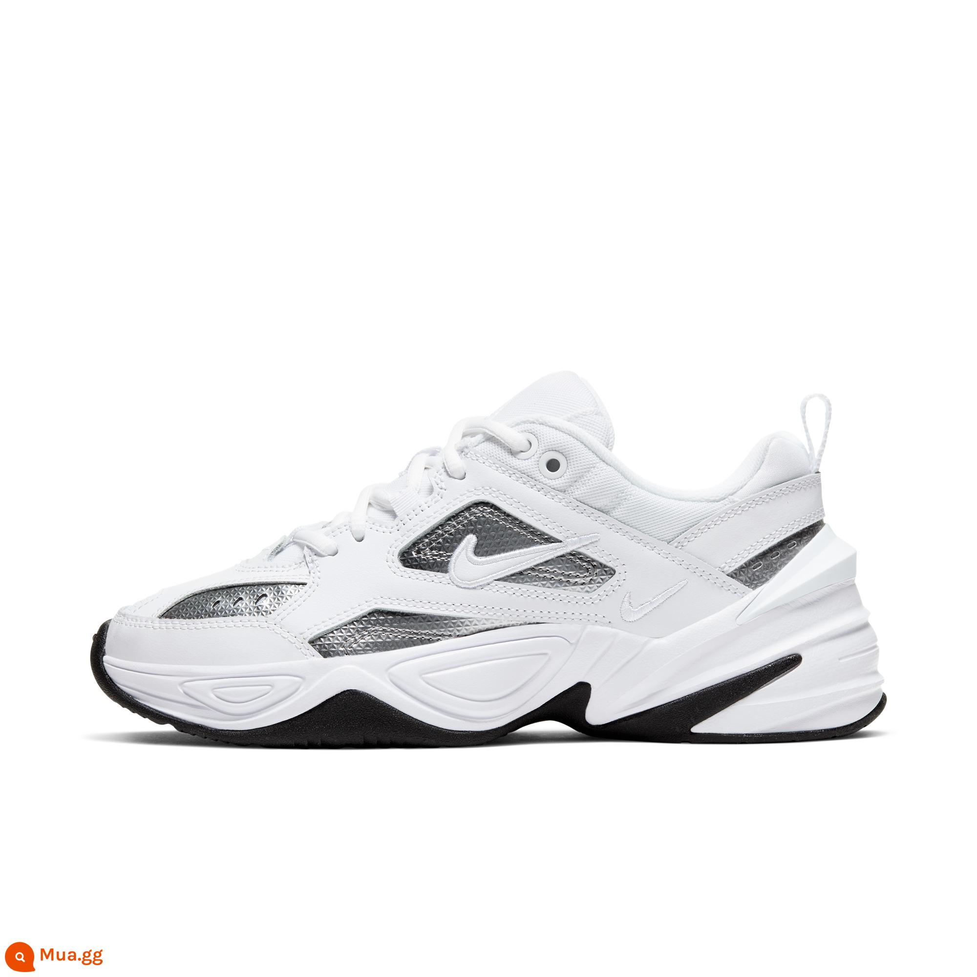 NIKE OUTLETS Official Giày thể thao nữ Nike M2K Tekno ESS CJ9583 - 100 trắng/trắng kim loại bạc-đen