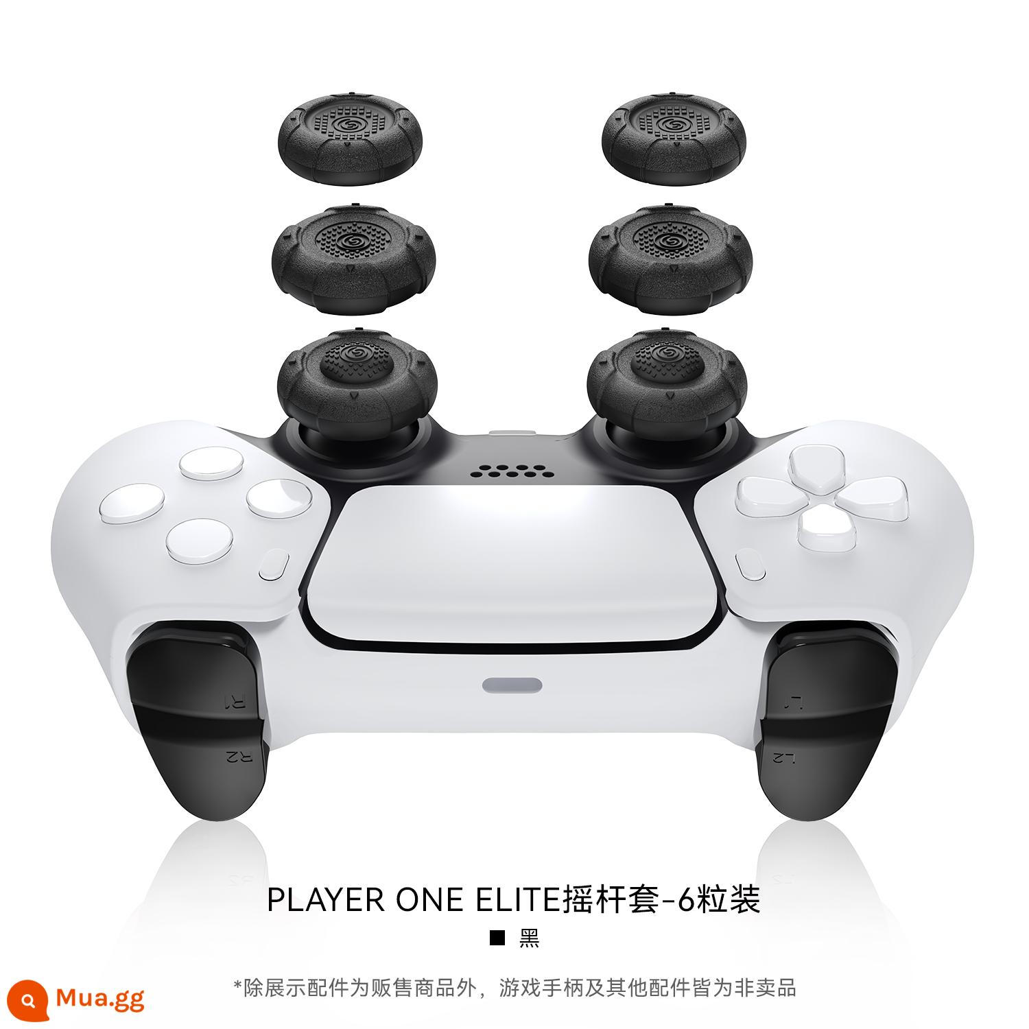 Jixiang PS5/PS4/NS PRO tay cầm nắp rocker nắp khóa bảo vệ chống trượt tăng Steam Deck/ROG Ally nắp rocker thích hợp cho XSX/XSS/XBOX ONE - PS5/PS4/NSPRO Player One Elite Rocker Cap-Đen (6 chiếc)