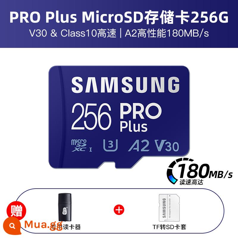 Thẻ nhớ Samsung 512g DJI máy bay không người lái thẻ tf tốc độ cao chuyển đổi thẻ nhớ thẻ micro sd 1t - Đầu đọc thẻ miễn phí 256G (180M/s)