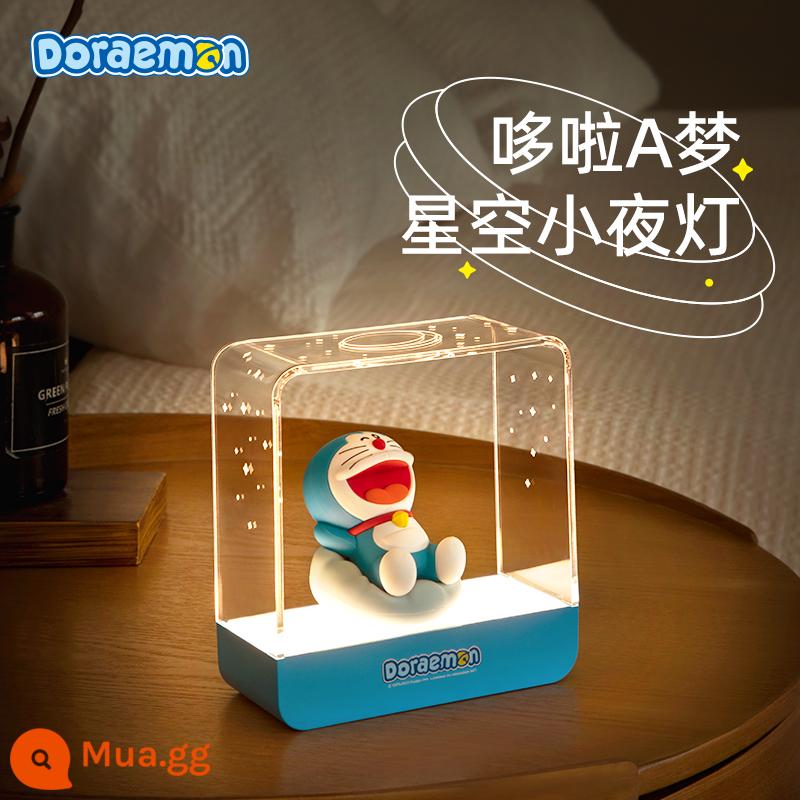 Doraemon Hành Tinh Hạnh Phúc Giá Đỡ Điện Thoại Không Gian Dễ Thương Jingle Doraemon Triều Đồ Chơi Không Gian Mù Hộp Trang Trí - Đèn ngủ ngôi sao Doremon