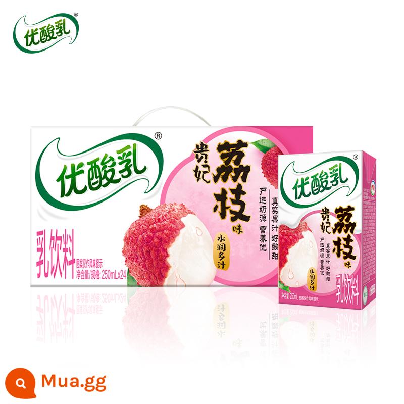 Sữa chua Yili AD Canxi Nguyên chất Dâu Việt quất 250ml*24 Hộp Sữa FCL Thức uống Sữa dành cho Người lớn dành cho Học sinh - Sản phẩm mới tháng 10: Hương vải thiều Quý Phi 250ml*24 hộp