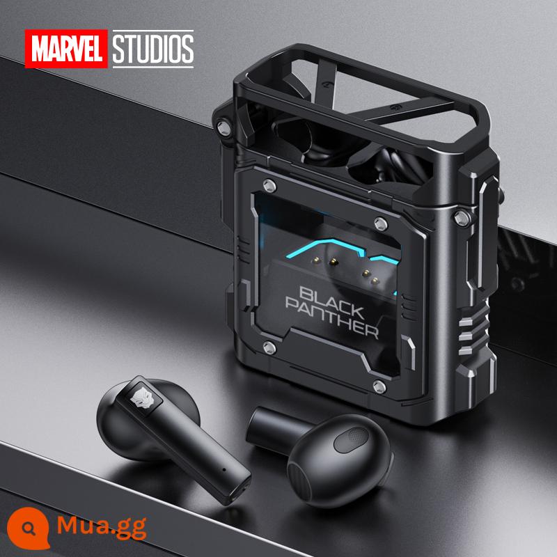 Tai nghe bluetooth không dây đồng thương hiệu MARVEL Disney Marvel BTMV08 2022 chất lượng âm thanh in-ear thể thao mới trò chơi siêu tốt các mẫu thể thao điện tử dành cho nam giảm tiếng ồn phù hợp với Apple Huawei - [Black Panther-Black] Lấy nó ra và kết nối★Thời lượng pin siêu dài 24H★Bảy loại đèn mát mẻ với bầu không khí