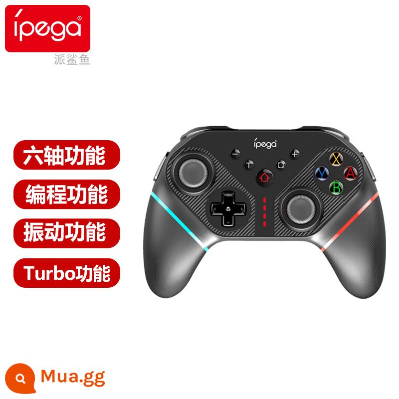 Tay cầm chơi game Pishark PG-SW038switch với thiết kế lập trình chức năng rung không dây hỗ trợ tay cầm chơi game máy tính NS/P3/Android Mario Kart Zelda The Rise of the Monster Hunter - đen