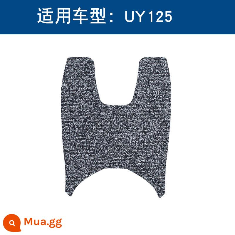 Thích hợp cho Suzuki Qingqi UY125 bàn đạp xe máy pad sửa đổi uy125 phụ kiện bàn đạp miếng lót chống thấm dây vòng đệm chân - UY125 màu xám đen