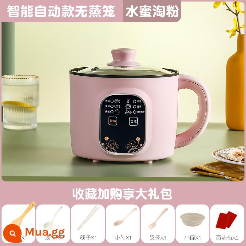 Nồi Cơm Điện Gia Đình Nhỏ 2 Người 1 Đa Năng Gia Đình Mini Nhỏ Súp Đôi Thông Minh Hấp Và Nấu Ăn - Model cách nhiệt thông minh 1.7L [Hồng]