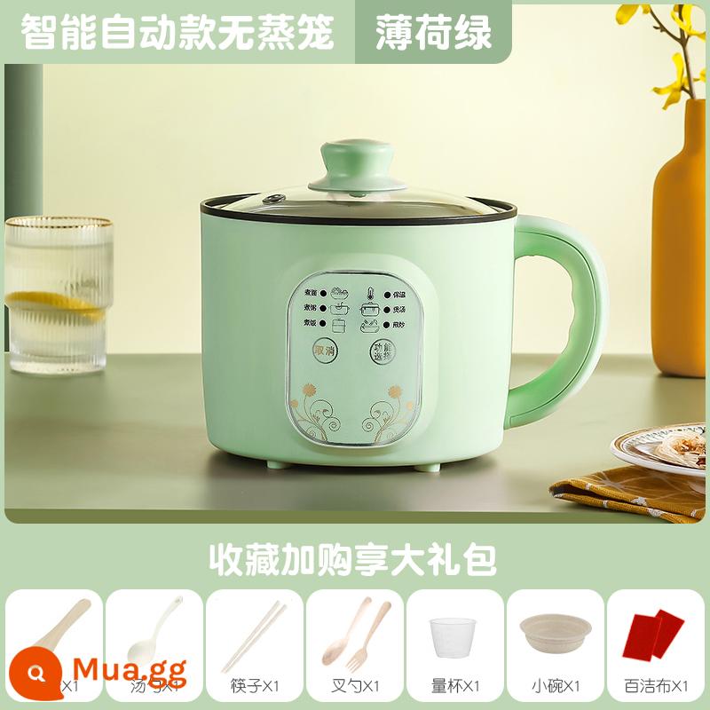 Nồi Cơm Điện Gia Đình Nhỏ 2 Người 1 Đa Năng Gia Đình Mini Nhỏ Súp Đôi Thông Minh Hấp Và Nấu Ăn - Mẫu cách nhiệt thông minh 1.7L [Xanh]