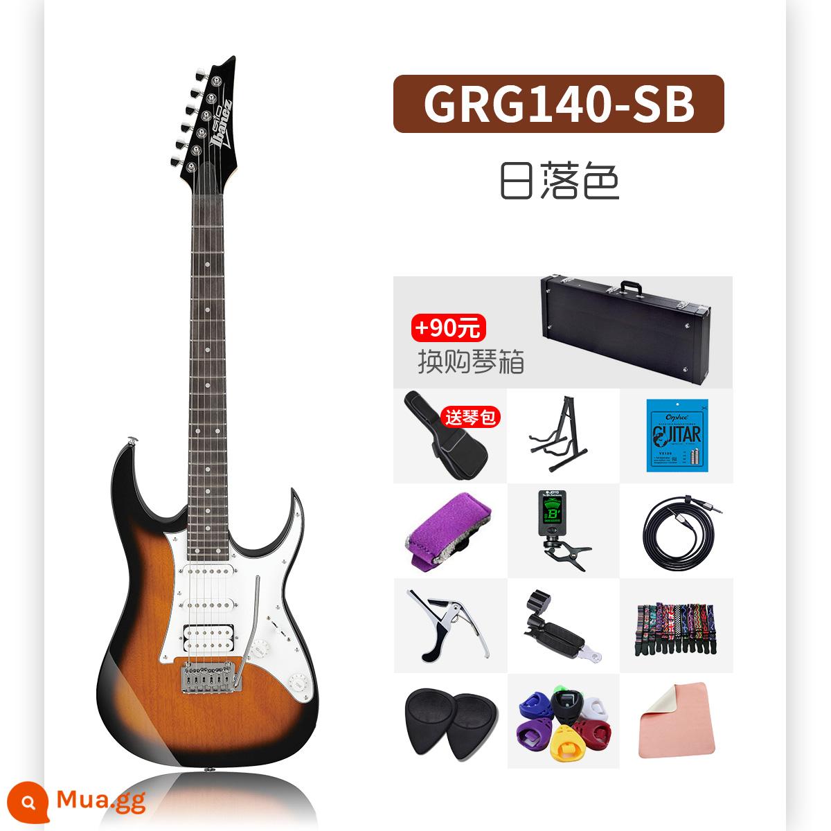 IBANEZ Ibanna GRX40 GRG150/170DX/220PA mục chuyên nghiệp mới bắt đầu bộ guitar điện - GRG140-SB-Màu hoàng hôn