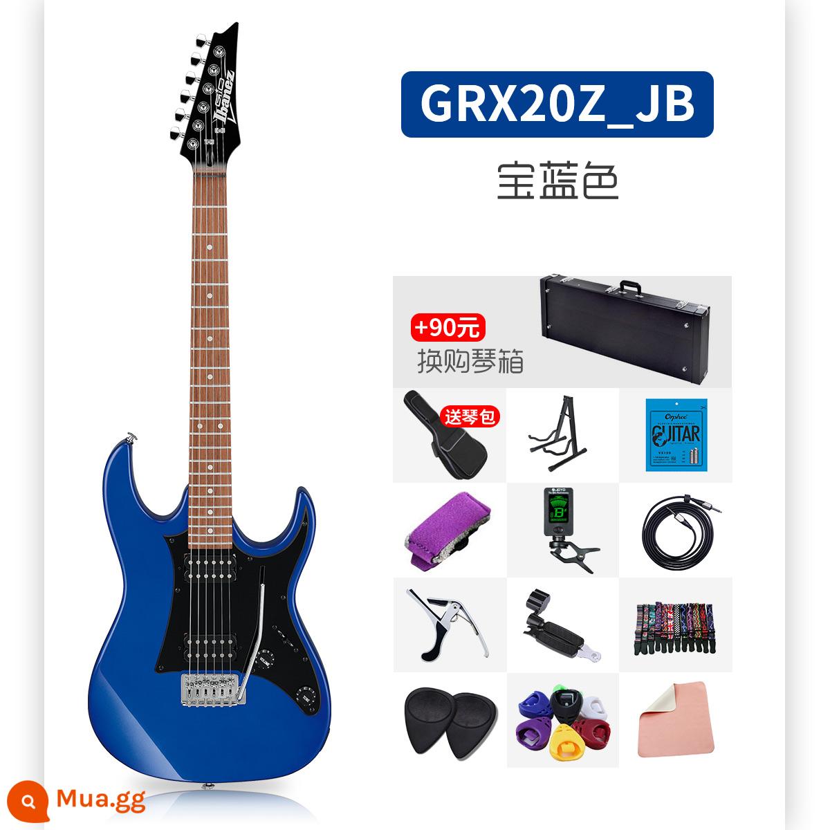 IBANEZ Ibanna GRX40 GRG150/170DX/220PA mục chuyên nghiệp mới bắt đầu bộ guitar điện - GRX20-JB màu xanh hoàng gia