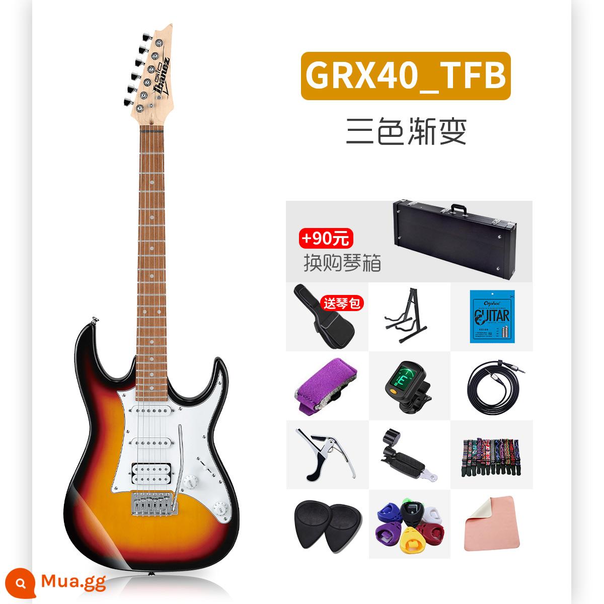 IBANEZ Ibanna GRX40 GRG150/170DX/220PA mục chuyên nghiệp mới bắt đầu bộ guitar điện - Màu hoàng hôn GRX40_TFB