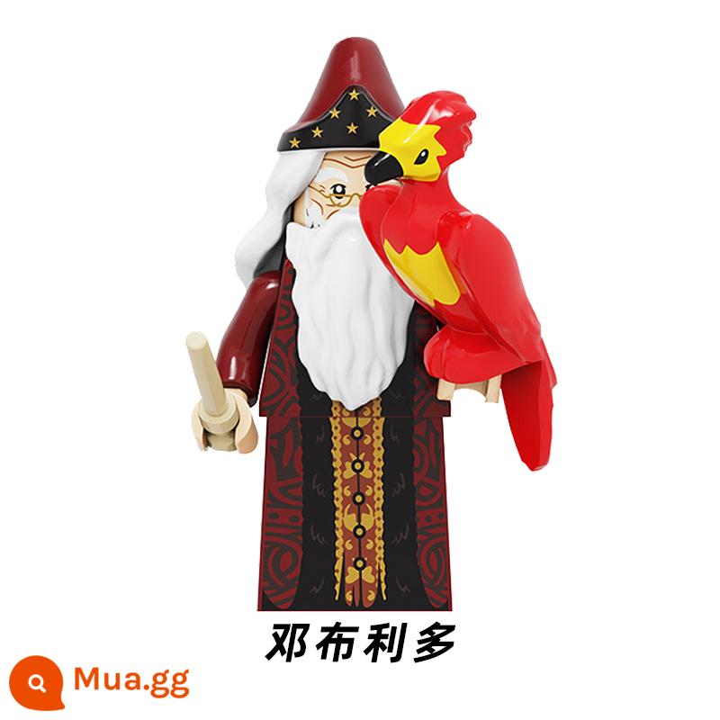 Tương thích với LEGO Harry Potter bơm nhạc hình Bella Dumbledore James Potter Pomona đồ chơi lắp ráp - cụ Dumbledore