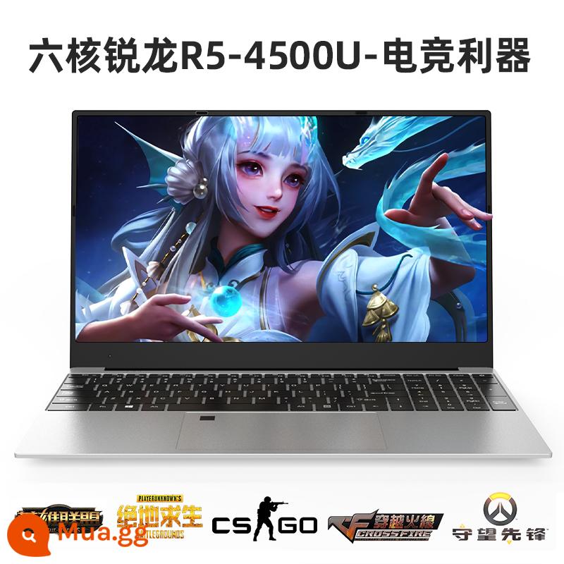 [Ryzen 8 nhân mới 2022] Máy tính xách tay chơi game cấu hình cao AMD 15,6 inch mới dành riêng cho thể thao điện tử văn phòng doanh nghiệp mỏng nhẹ di động sinh viên đại học hàng chính hãng cửa hàng chính hãng - Card đồ họa 6 nhân R5-4500U+4G [Game Fever]