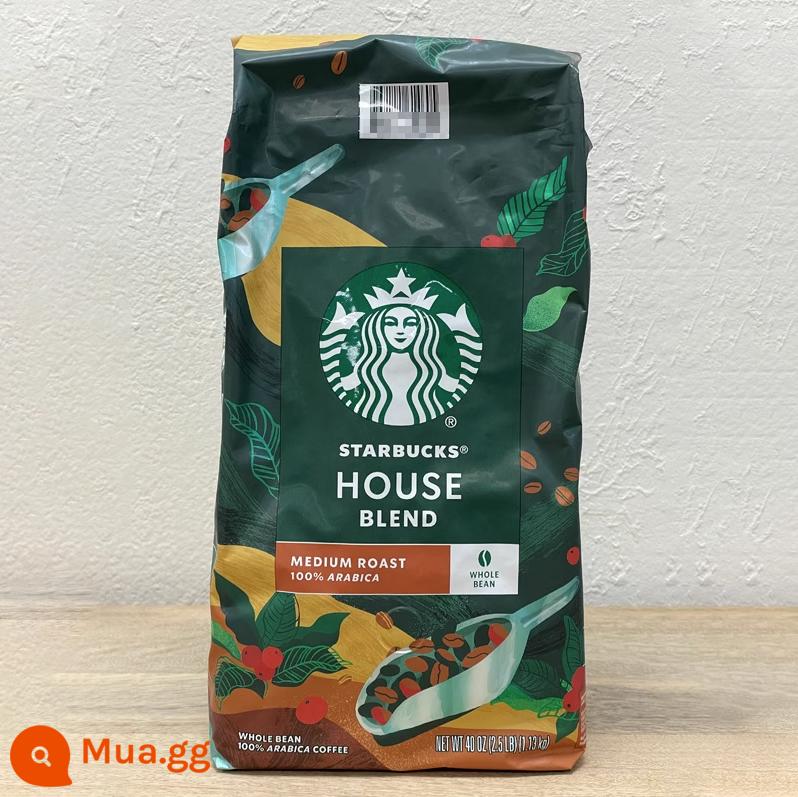 Nhập khẩu chính gốc Mỹ STARBUCKS Hạt cà phê đen Starbucks 1130g bột cà phê rang kỹ - Rang đậm vừa 11/1/24