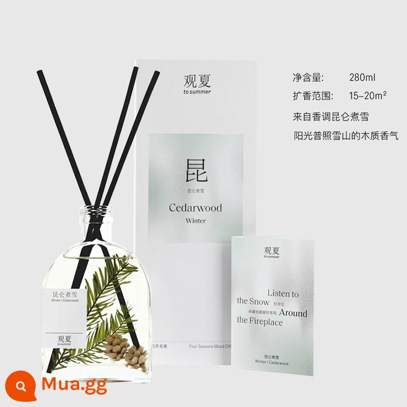 Xem liệu pháp hương liệu mùa hè Kunlun đun sôi tuyết mùa hè và osmanthus vàng cửa hàng hàng đầu tosummerlab không có hộp quà tặng máy khuếch tán lửa GZH - Côn Lôn luộc tuyết