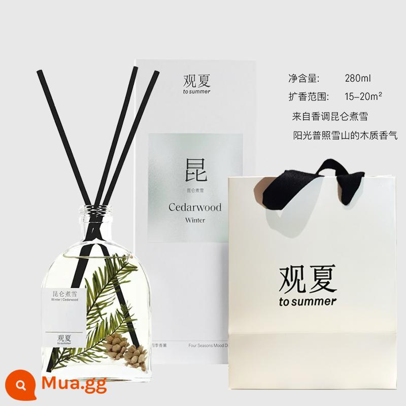 Xem liệu pháp hương liệu mùa hè Kunlun đun sôi tuyết mùa hè và osmanthus vàng cửa hàng hàng đầu tosummerlab không có hộp quà tặng máy khuếch tán lửa GZH - Kunlun tuyết luộc + túi quà