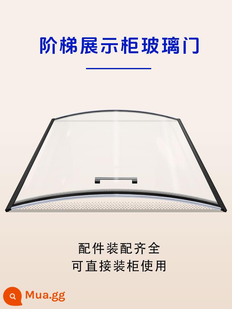 Tủ thang tủ trưng bày cửa kính cong phụ kiện tủ đông tủ đảo lạnh tủ tươi tủ kính trượt tùy chỉnh - Tủ thang 1,8m (chiều dài 91, lưu ý tầng trên/dưới)