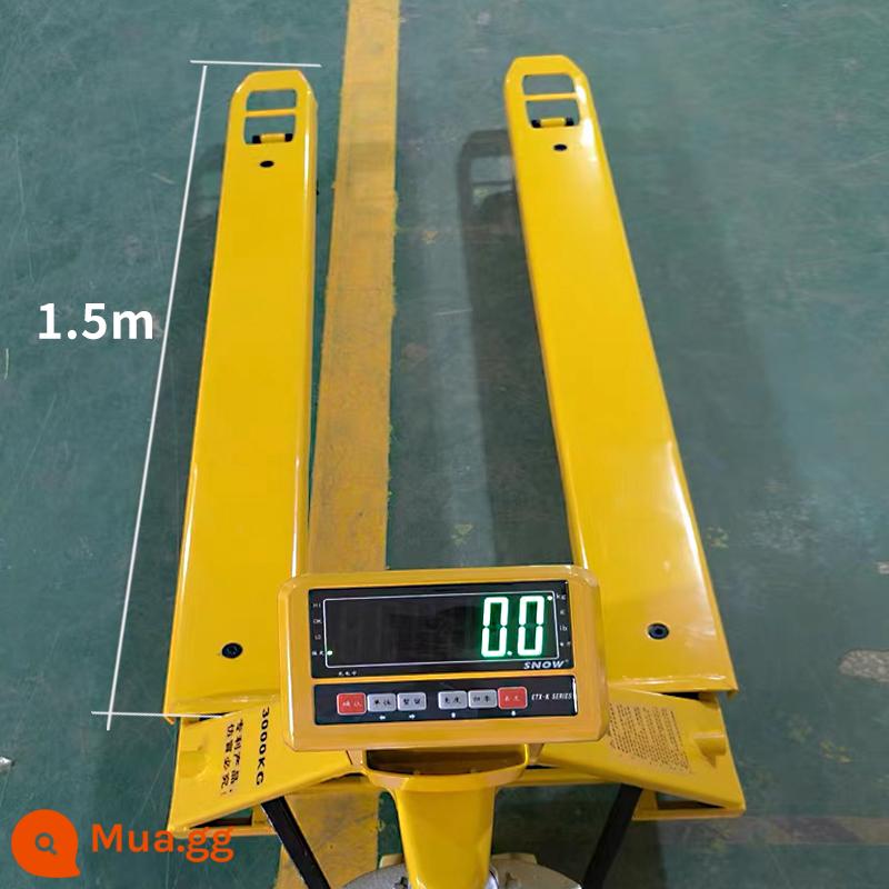 Xe nâng điện tử Miqi cân bằng tay 2T tấn xe tải chở gia súc thủy lực Cân 1T xe nâng pallet xe tải mặt đất 3 tấn - Chiều dài càng nâng 1,5m, cân xe nâng, càng rộng, liên hệ bộ phận chăm sóc khách hàng