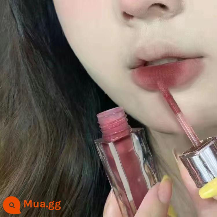 Sữa Huhu Sweet Apricot Nude Lip Clay Plain Matte Matte Lip Men Hiển thị Son môi Trắng Sinh viên Giá cả phải chăng Thương hiệu nhỏ Phụ nữ - 02#/Thì thầm (cảm giác không khí)