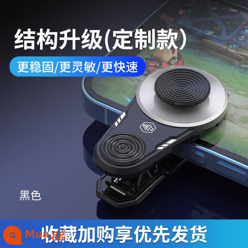 Glory of Kings Trợ lý định vị Artifact Joystick Nút điện thoại di động ba ngón Trò chơi di động Liên minh huyền thoại Tay cầm chơi game Phím điều hướng Thiết bị bên ngoài iPhone Suction Cup Ball Battle Snake Lol - Cần điều khiển chuyển động X1★ [Đen]